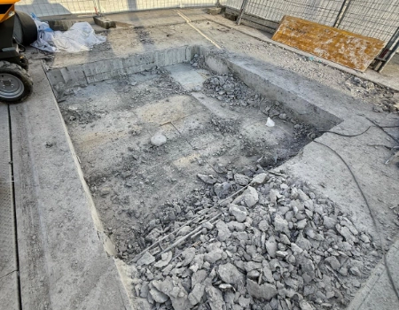 Abrissarbeiten Projekt 6